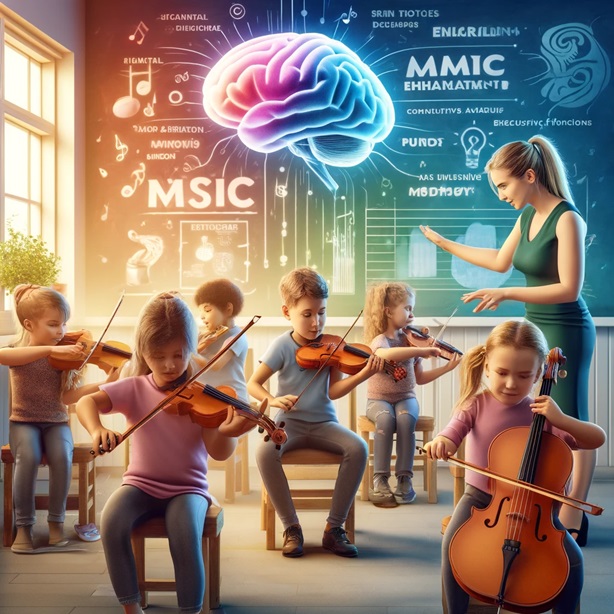 Children in Music Class