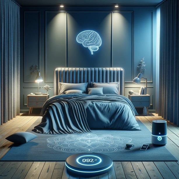 Optimized bedroom for sleep